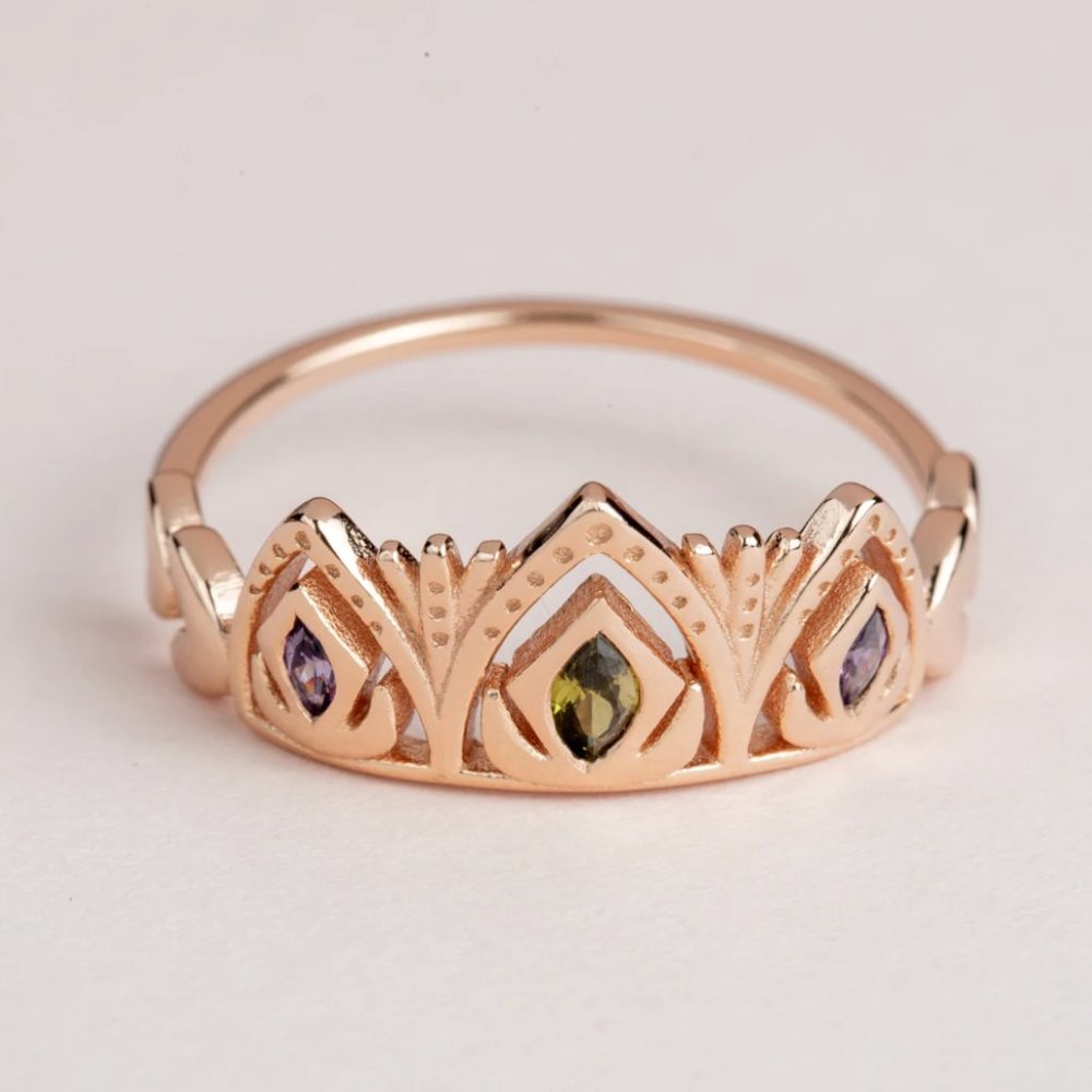 Anna Make it Minnie All is Found Rose Disney Princes Ring 5